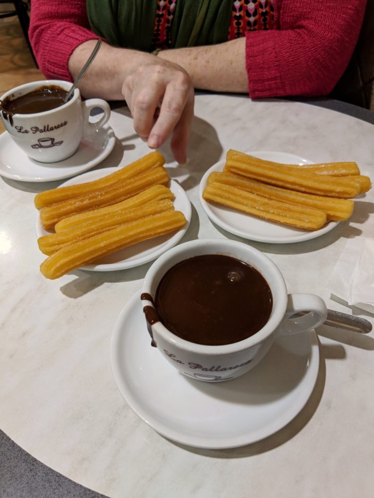 Churros con Chocolate