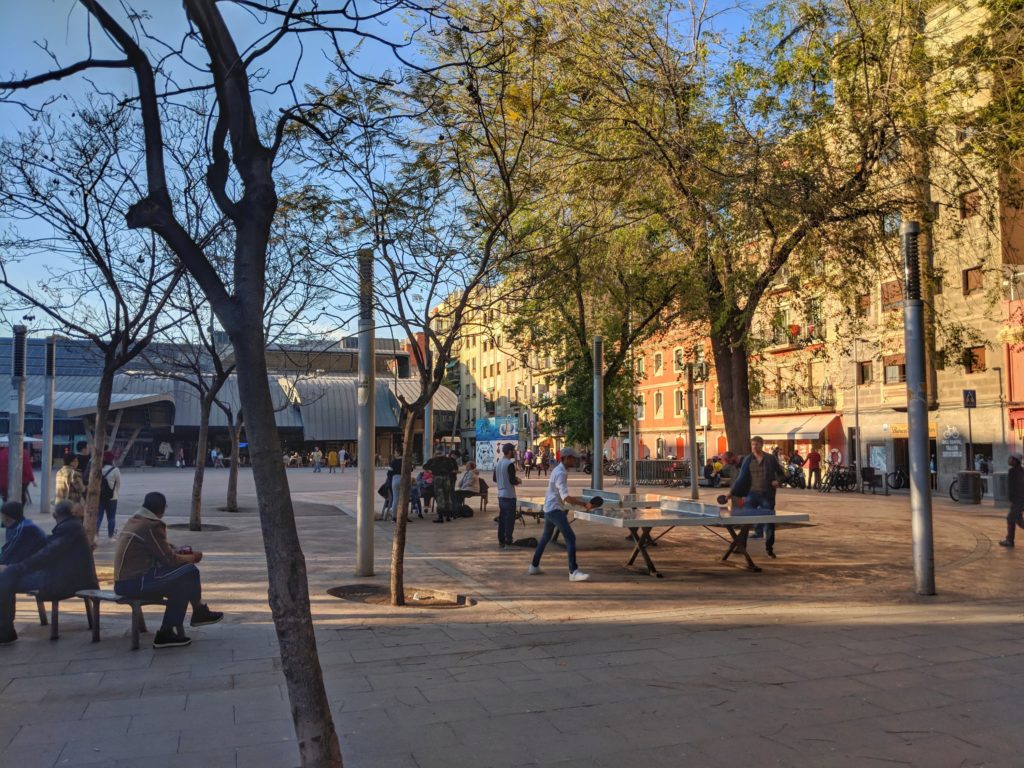 Table Tennis in Boscà Poeta Plaza