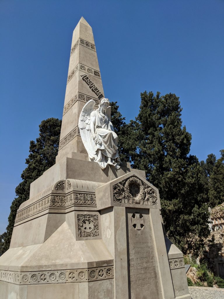 Neo-Egyption Tomb at Montjuic Cemetery