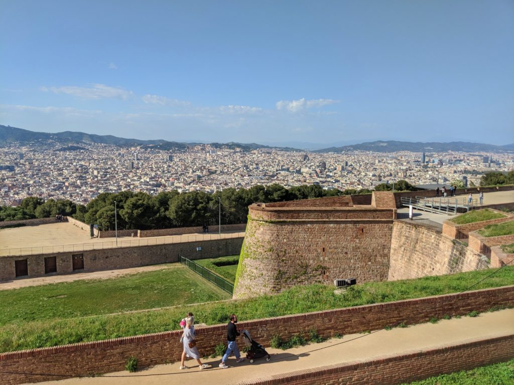 Barcelona from Montjuic Castle