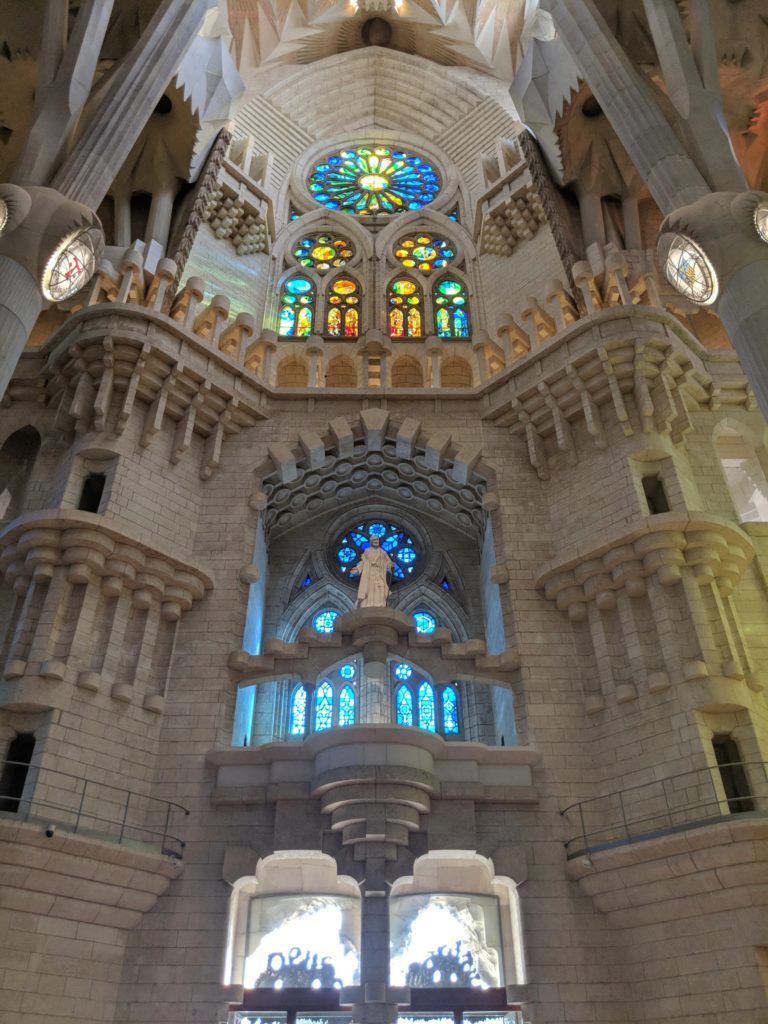 Interior Detail of Sagrada Familia